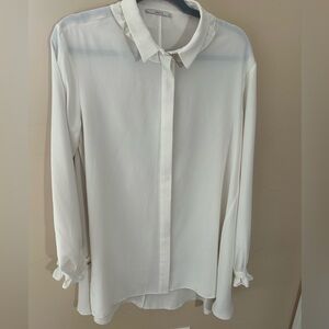 Armine modesty Europe size L 10 white tunic blouse
